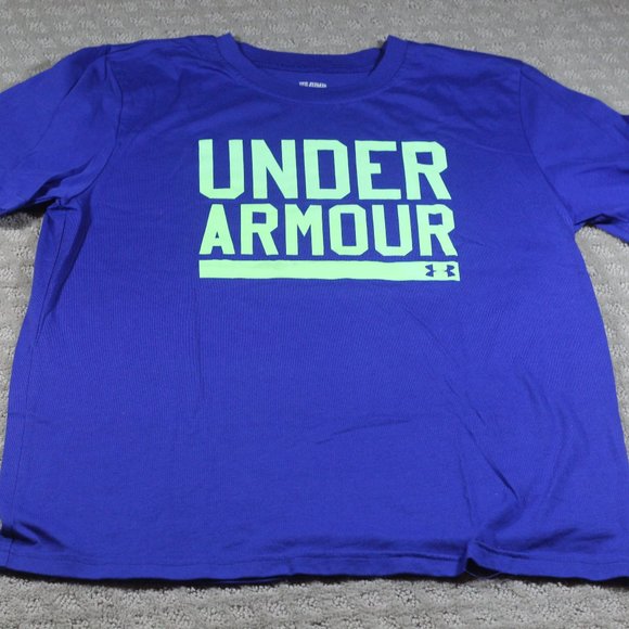 Set of 3 Under Armour Size YXL Cotton /Polyester Blend Tee Shirts - Picture 2 of 13